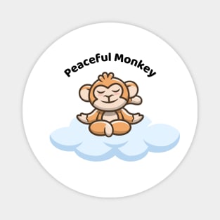 Peaceful Monkey Magnet